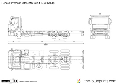 Renault Premium D11L 24S 6x2-4 5750