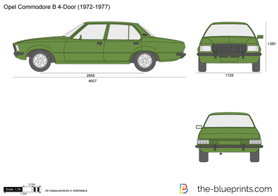 Opel Commodore B 4-Door