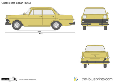Opel Rekord Sedan (1960)
