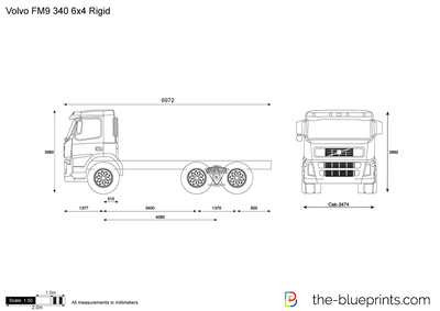 Volvo FM9 340 6x4 Rigid