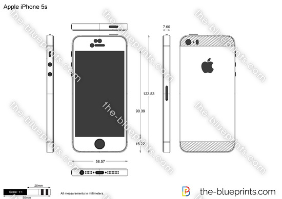 iphone 5 template printable