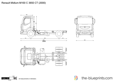 Renault Midlum M100 C 3650 CT