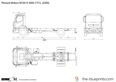 Renault Midlum M100 D 4850 CTCL