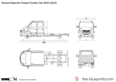 Renault Mascott Chassis Double Cab 4630