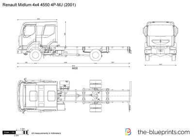 Renault Midlum 4x4 4550 4P-MJ