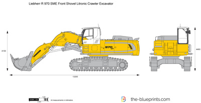 Liebherr R 970 SME Front Shovel Litronic Crawler Excavator