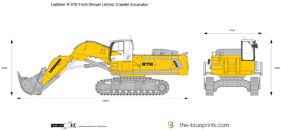 Liebherr R 976 Front Shovel Litronic Crawler Excavator