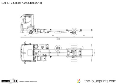 DAF LF 7.5-8.3t FA WB5400