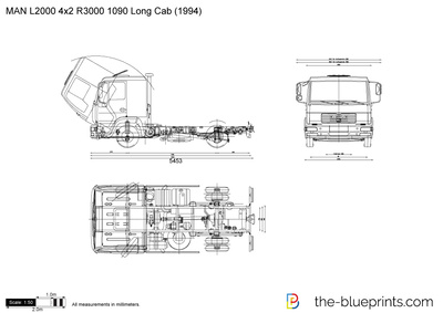 MAN L2000 4x2 R3000 1090 Long Cab