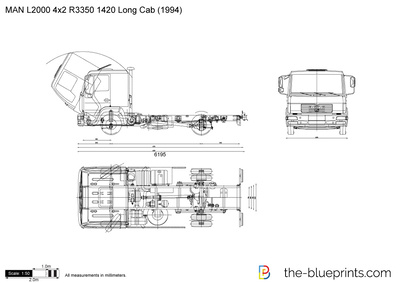 MAN L2000 4x2 R3350 1420 Long Cab