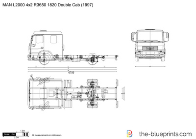 MAN L2000 4x2 R3650 1820 Double Cab