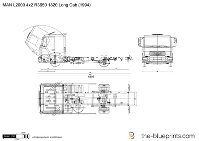 MAN L2000 4x2 R3650 1820 Long Cab