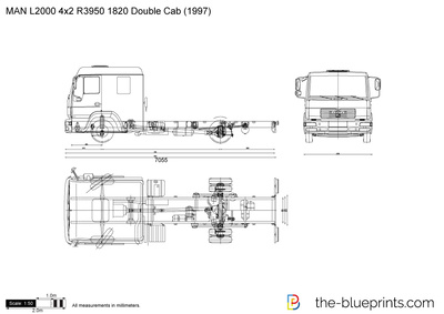 MAN L2000 4x2 R3950 1820 Double Cab