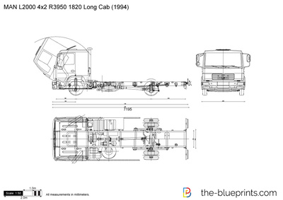 MAN L2000 4x2 R3950 1820 Long Cab