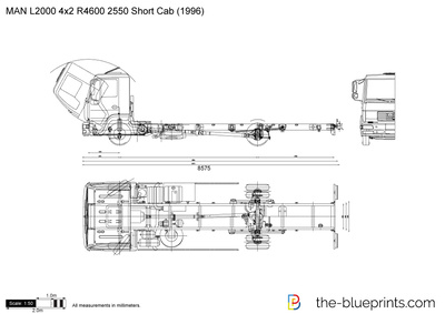 MAN L2000 4x2 R4600 2550 Short Cab