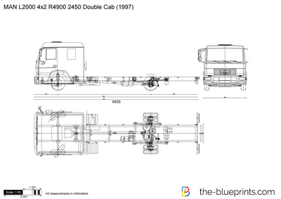 MAN L2000 4x2 R4900 2450 Double Cab