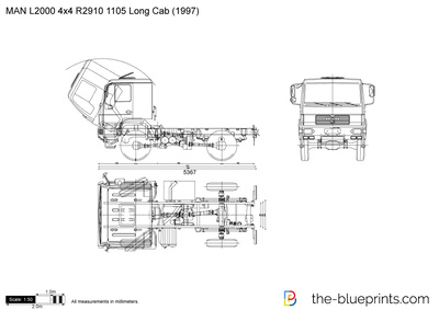 MAN L2000 4x4 R2910 1105 Long Cab