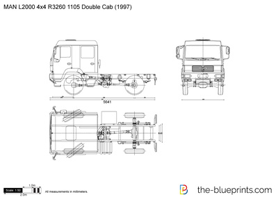 MAN L2000 4x4 R3260 1105 Double Cab