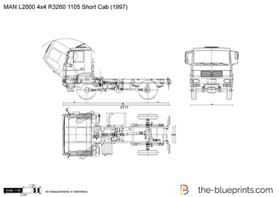 MAN L2000 4x4 R3260 1105 Short Cab