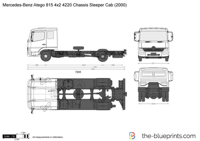 Mercedes-Benz Atego 815 4x2 4220 Chassis