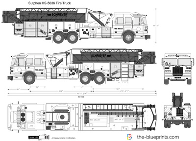 Sutphen HS-5036 Fire Truck