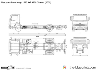 Mercedes-Benz Atego 1523 4x2 4760 Chassis