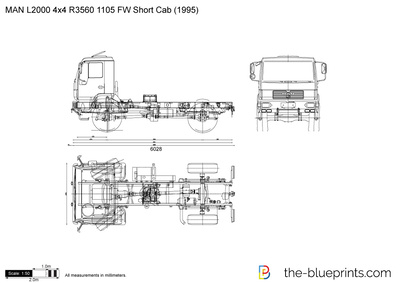 MAN L2000 4x4 R3560 1105 FW Short Cab