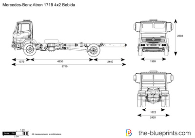 Mercedes-Benz Atron 1719 4x2 Bebida