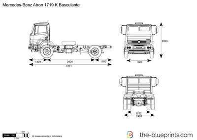 Mercedes-Benz Atron 1719 K Basculante