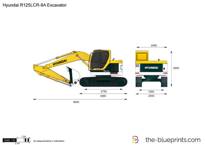 Hyundai R125LCR-9A Excavator