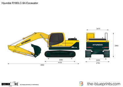 Hyundai R180LC-9A Excavator