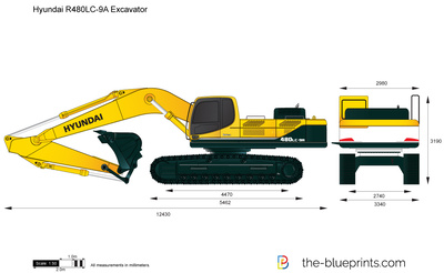 Hyundai R480LC-9A Excavator