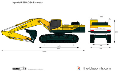 Hyundai R520LC-9A Excavator