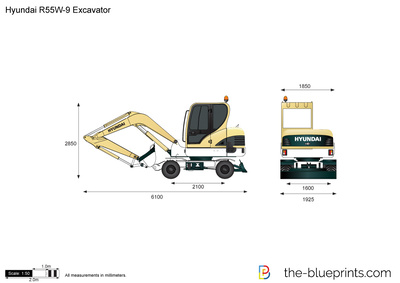 Hyundai R55W-9 Excavator