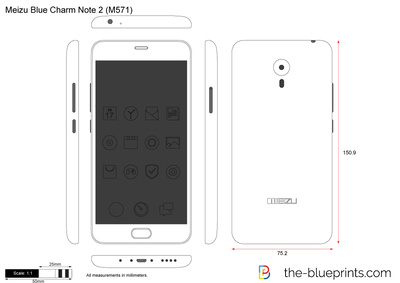 Meizu Blue Charm Note 2 (M571)