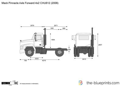 Mack Pinnacle Axle Forward 4x2 CHU612