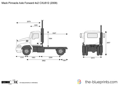 Mack Pinnacle Axle Forward 4x2 CXU612