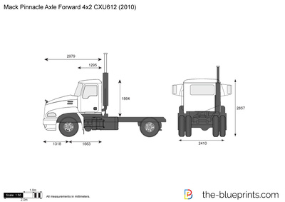 Mack Pinnacle Axle Forward 4x2 CXU612