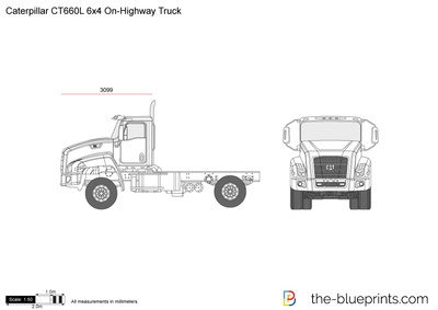 Caterpillar CT660L 6x4 On-Highway Truck