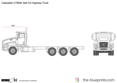 Caterpillar CT660L 8x6 On-Highway Truck