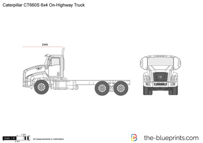 Caterpillar CT660S 6x4 On-Highway Truck