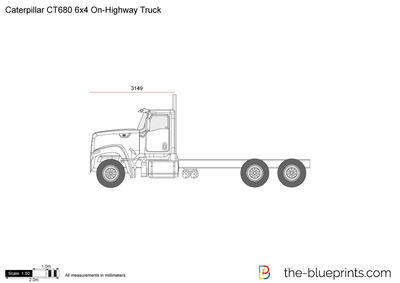 Caterpillar CT680 6x4 On-Highway Truck