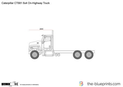 Caterpillar CT681 6x4 On-Highway Truck