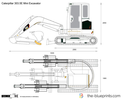 Caterpillar 303.5E Mini Excavator