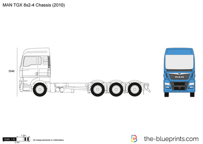 MAN TGX 8x2-4 Chassis