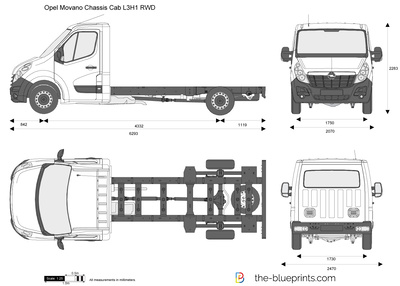 Opel Movano Chassis Cab L3H1 RWD