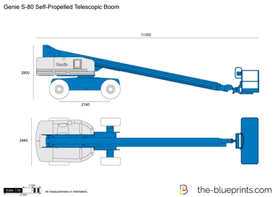 Genie S-80 Self-Propelled Telescopic Boom