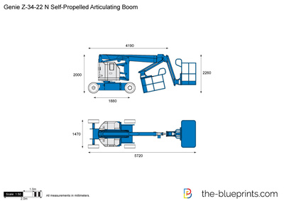 Genie Z-34-22 N Self-Propelled Articulating Boom