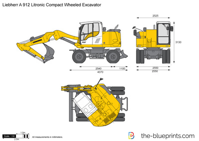 Liebherr A 912 Litronic Compact Wheeled Excavator