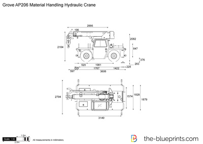 Grove AP206 Material Handling Hydraulic Crane